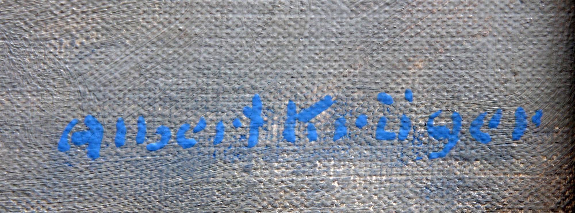 ALBERT KRÜGER, olja på duk, sign.