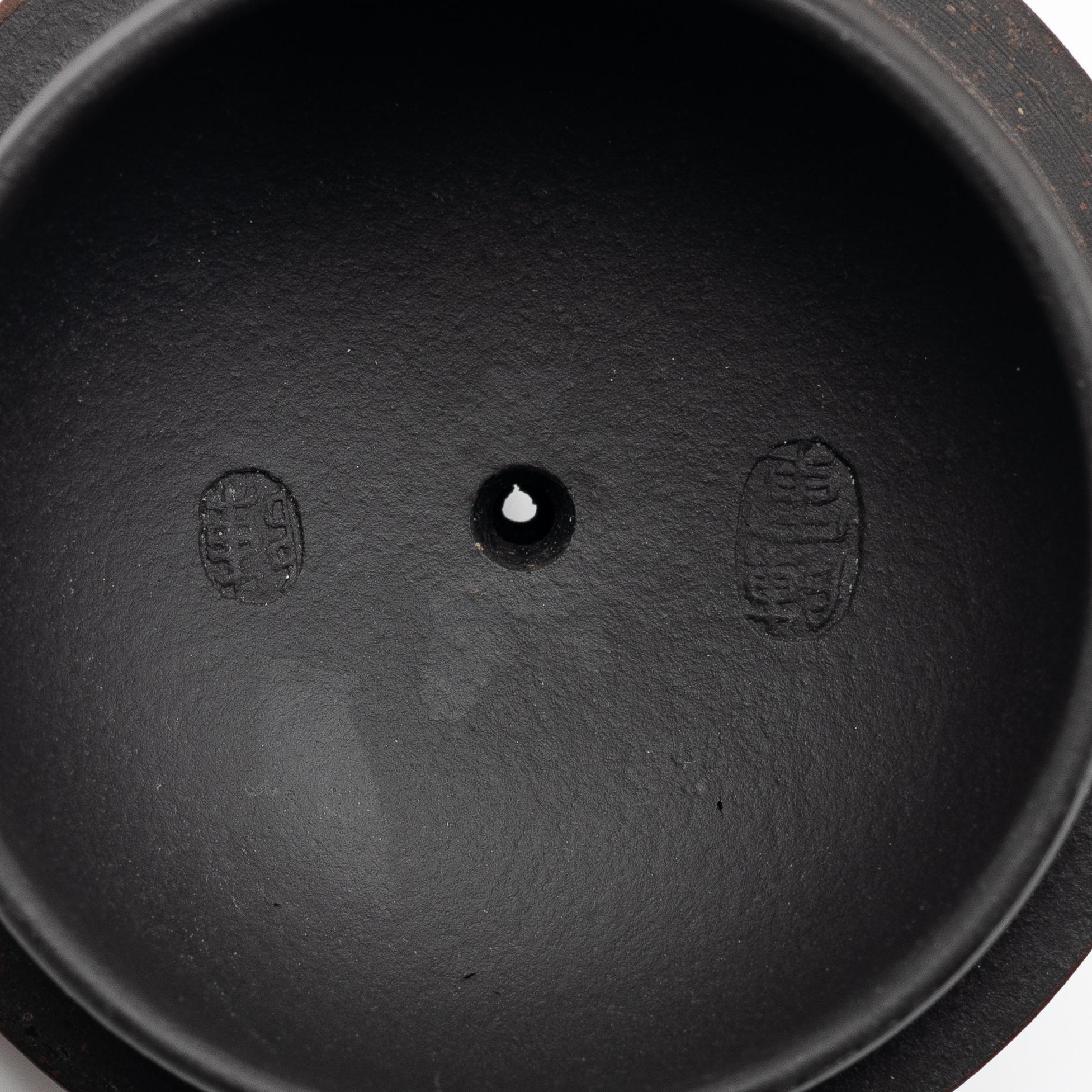 Tekannor, tre stycken, yixing, Kina, 1980-/90-tal.