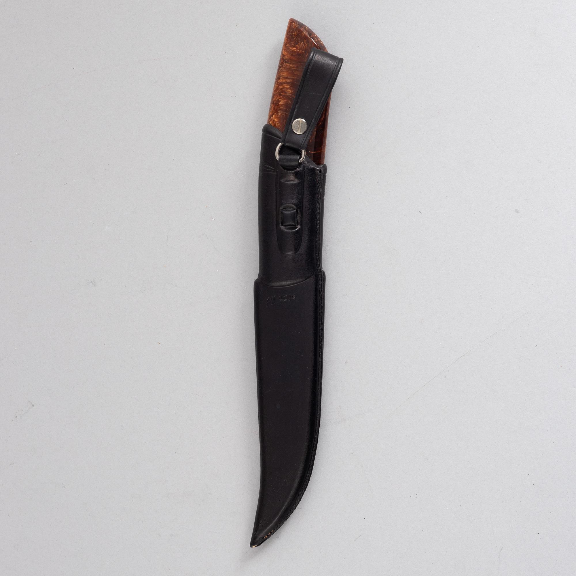 Patrik Nilsson & Mattias Styrefors, knife, signed and dated 2016.