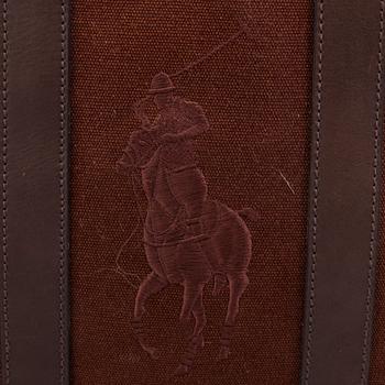 A totebag by Ralph Lauren.