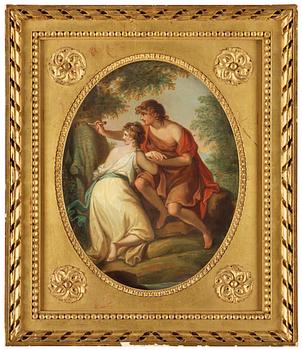 319. Angelica Kauffman Circle of, Angelica and Bedoro.