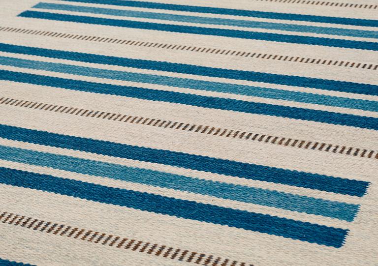 RUG. Flat weave. 215,5 x 124,5 cm. Sverige omkring 1960.