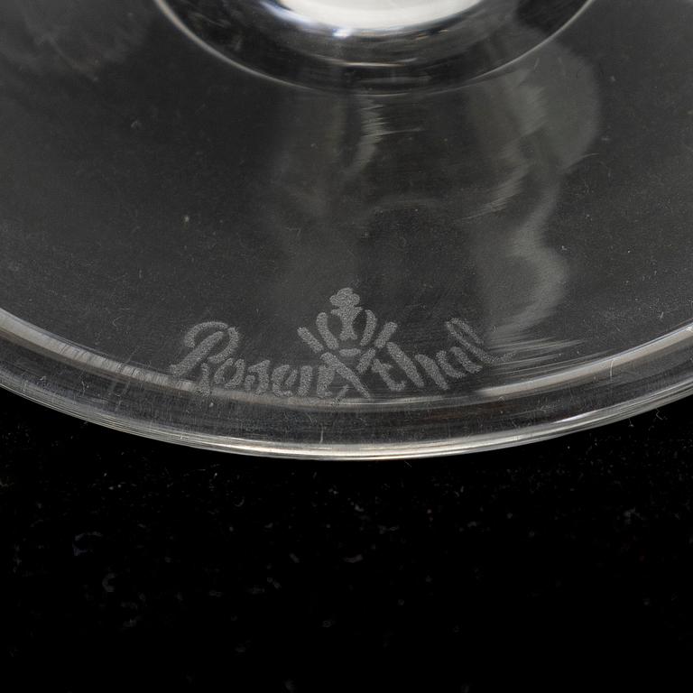 Richard Latham & Björn Wiinblad, glasservis, 40 delar, "Lotus", Rosenthal.