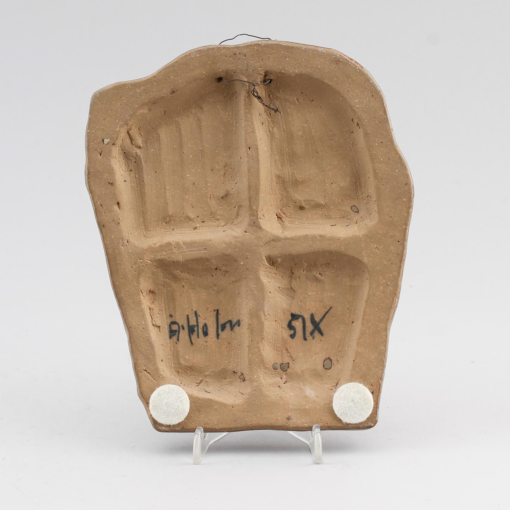 ÅKE HOLM, skulptur, stengods, signerad och numrerad 51X.