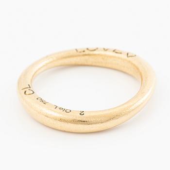Ole Lynggaard, Charlotte Lynggaard, ring, “Love No. 2”, 18K gold.