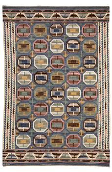 208. Märta Måås-Fjetterström, A CARPET, "Dukater", flat weave, ca 347,5 x 235 cm, signed AB MMF.