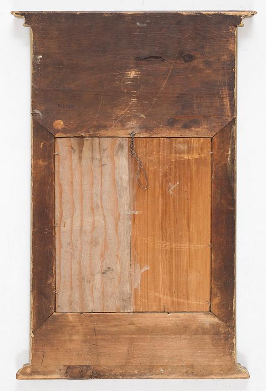 SPEGEL, senempire, 1800-talets mitt. Stämplad W. Lind, Söderhamn,