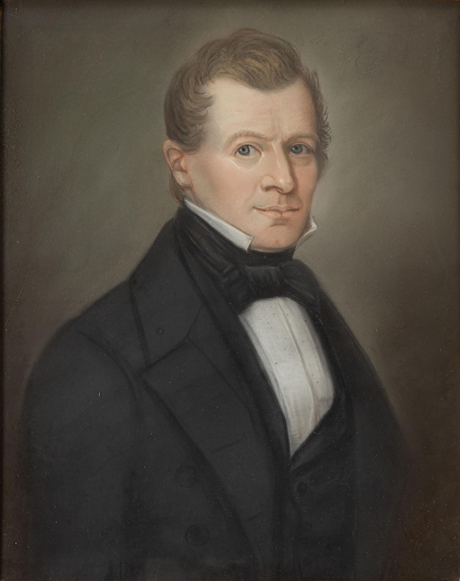 Unknown artist, 19th century, Male portrait.