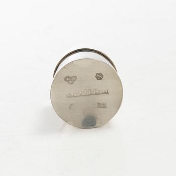 Sven-Erik Högberg, a silver pill box, Gothenburg, 1967.