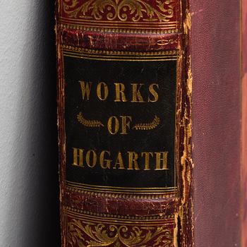 BOOK, "The Works of William Hogarth", 1822, published by Baldwin & Cradock, London.