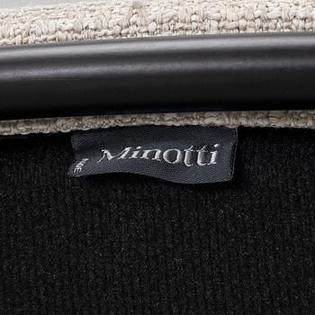 Christophe Delcourt, stolar, ett par, "Fil Noir Dining", Minotti. Italien.