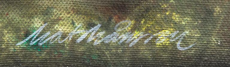 Mats Månsson,  oil on canvas signed.