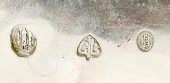 SÅSSKÅL, silver, 1911, Danmark. Vikt ca 373 g.