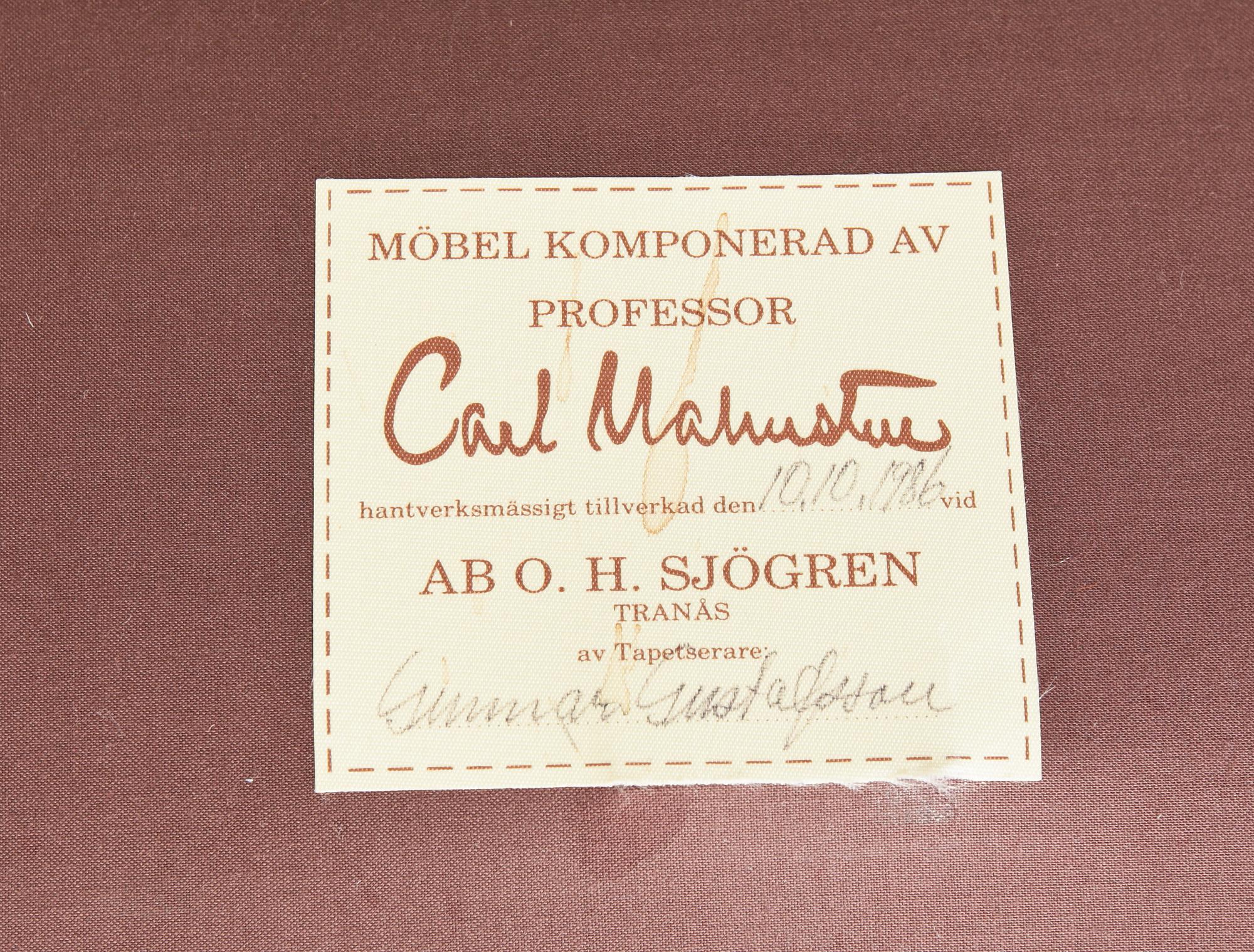 SOFFA, "Hemmakväll", Carl Malmsten.