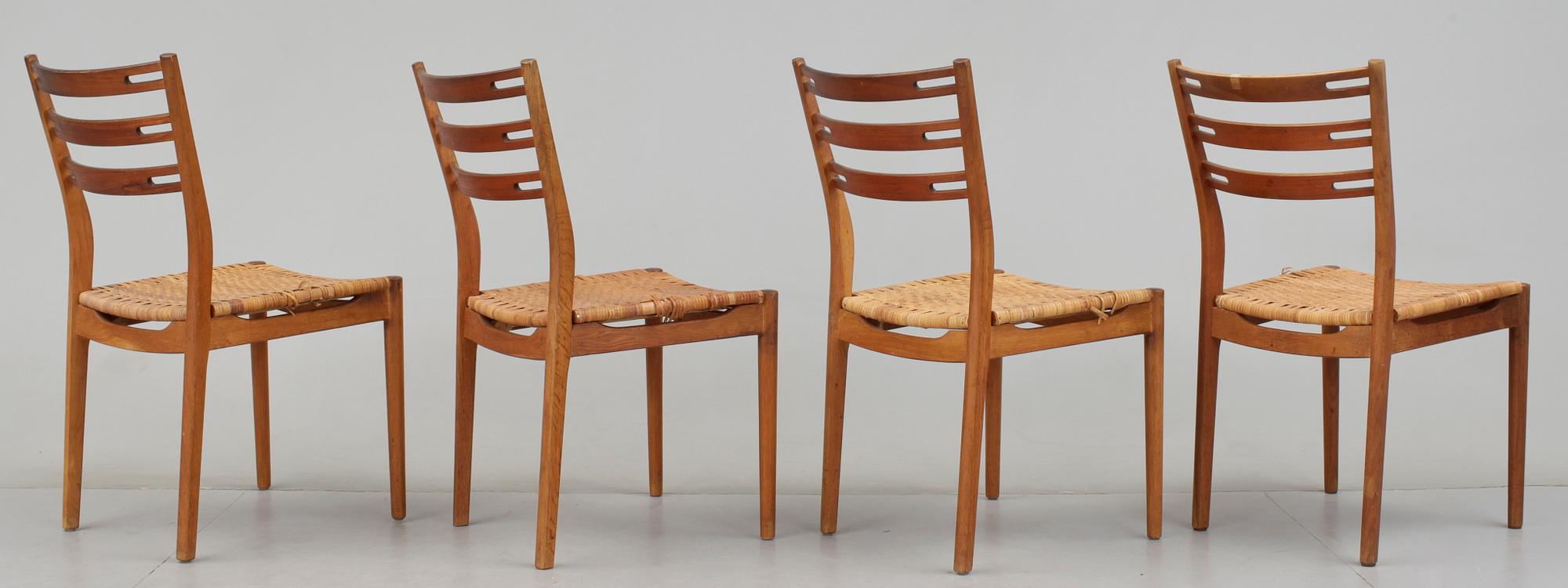 STOLAR, 4 st, Sibast Furniture, Danmark, 1900-talets mitt.