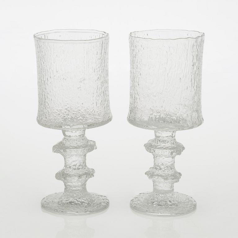 . Timo Sarpaneva, dricksglas, 13 st, "Juhlalasi" 2140, Iittala.