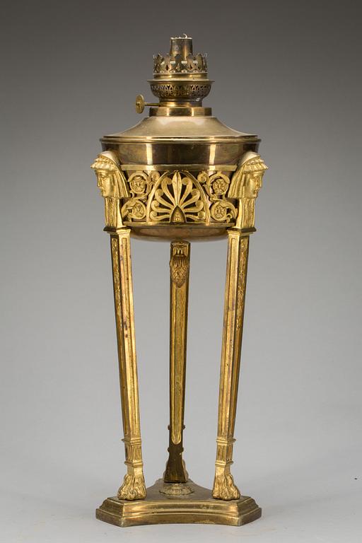 BORDSFOTOGENLAMPA, senempire, 1800-tal.