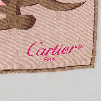 Cartier, A silk scarf.