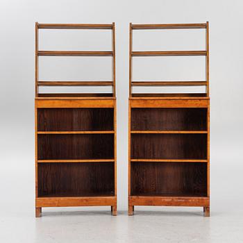 A pair of bookcases, 1930's/40's.