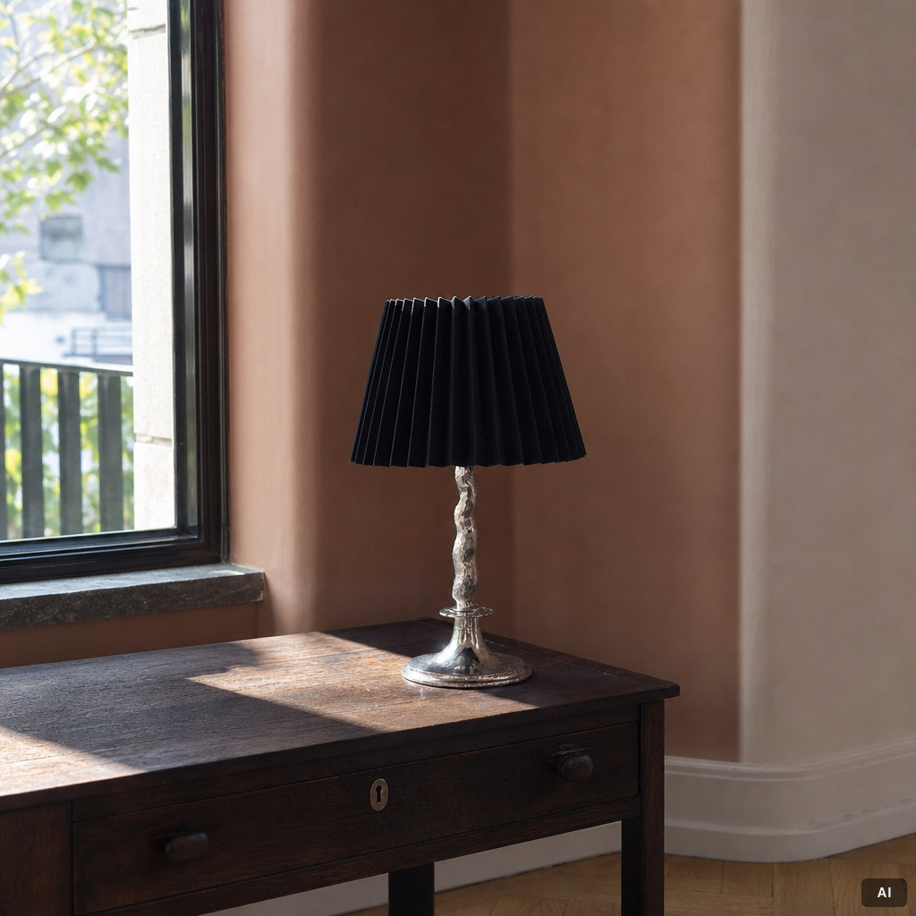 Harald Notini, a table lamp model 6891, Arvid Böhlmarks Lampfabrik, Stockholm, 1920s.