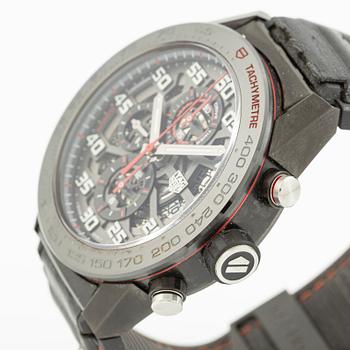 TAG Heuer, Carrera, wristwatch, chronograph, 45 mm.