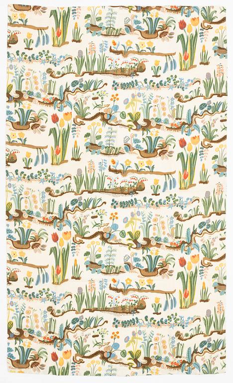 Josef Frank, gardin/draperi, "Primavera", Svenskt Tenn.