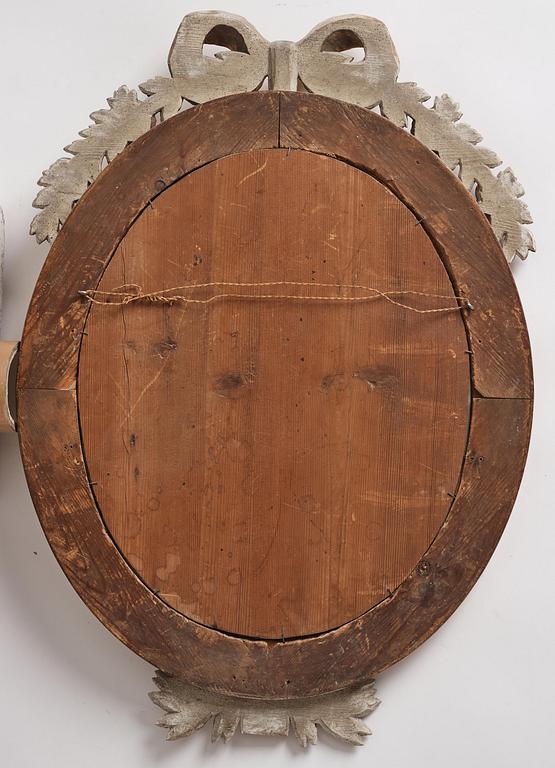 Spegellampetter, ett par, för två ljus, 1800-tal, Gustaviansk stil.