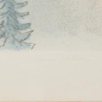 EINAR JOLIN, färglitografi, signerad och numrerad 142/260.