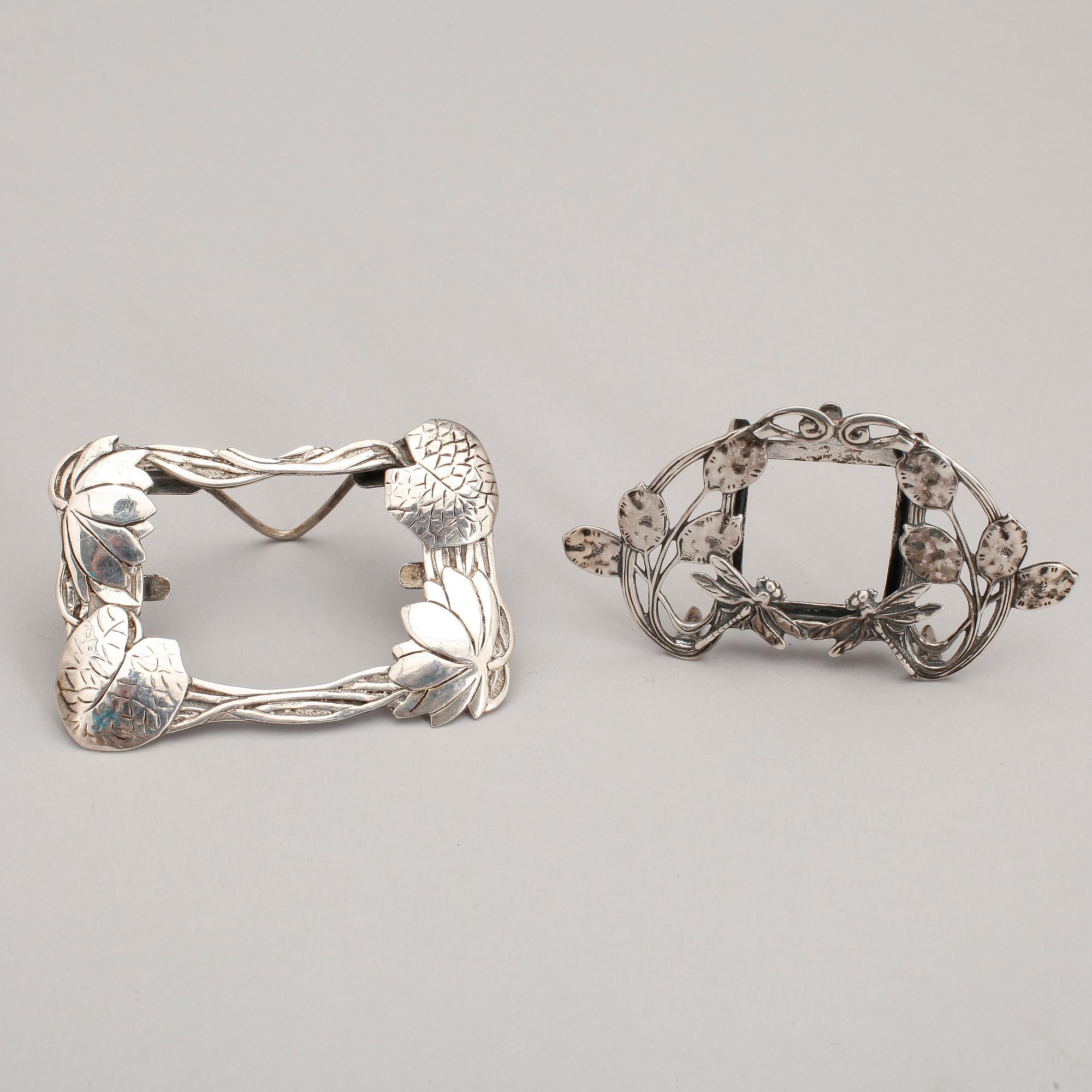RAMAR, 3 st, sterlingsilver, tidigt 1900-tal samt 1900-talets andra hälft.