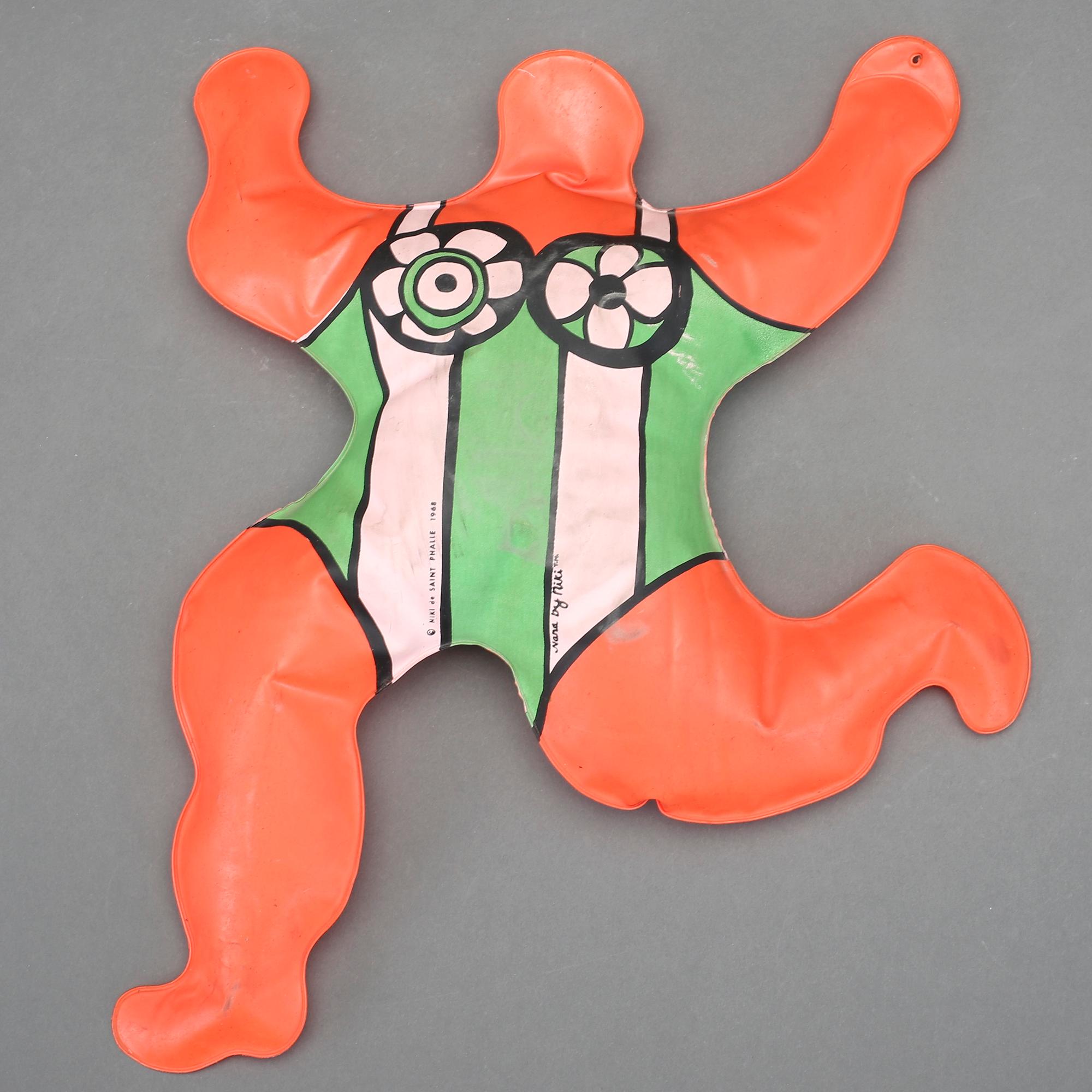 NIKI DE SAINT PHALLE, figur, plast, "Nana by Niki", signerad, formgiven 1968.