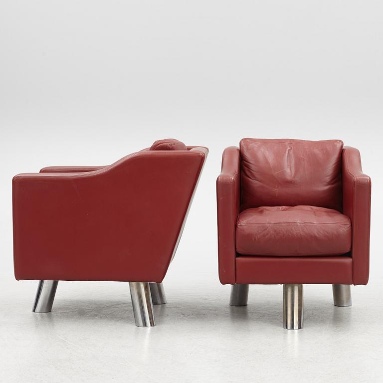 Architect Mattias Ljunggren, a pair of "Boxer" armchairs, Källemo, Värnamo, 1993-96.