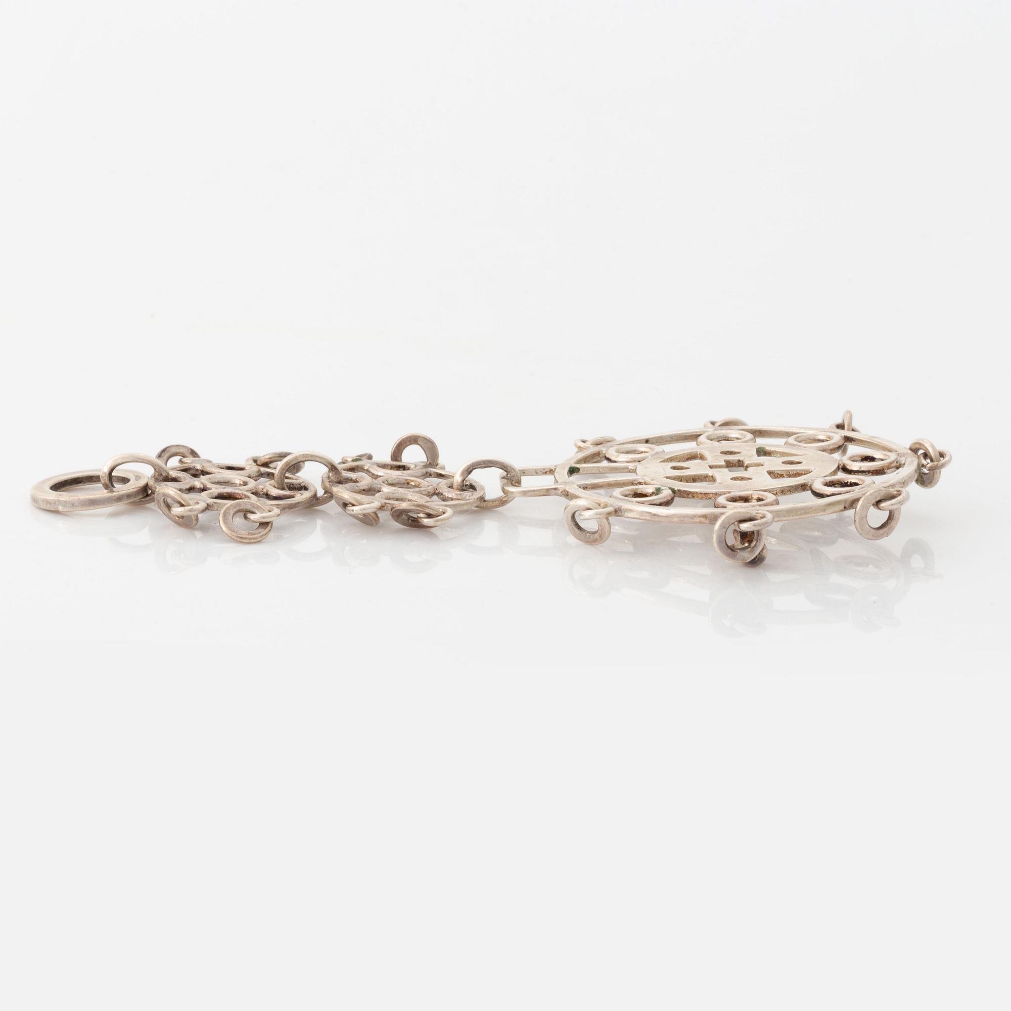 Juhls/Kautokeino silver brooch.