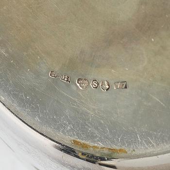 Guldsmedsaktiebolaget (GAB), Skål och vas, silver, Stockholm 1923-1928.