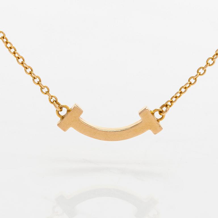 Tiffany & Co, halsband, "T Smile", 18K guld.