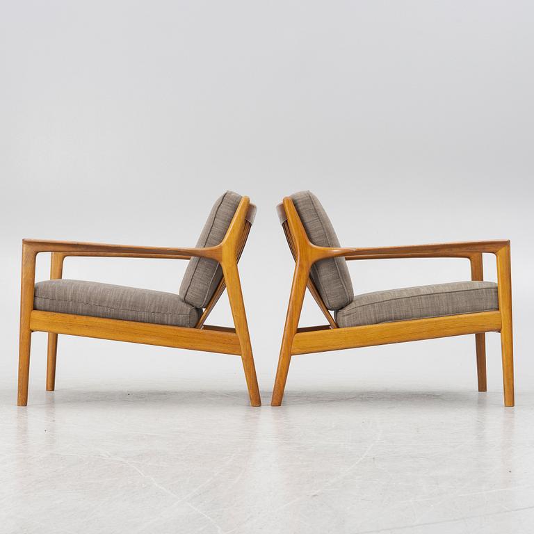 Folke Ohlsson, armchairs, a pair, "USA 75", Dux.