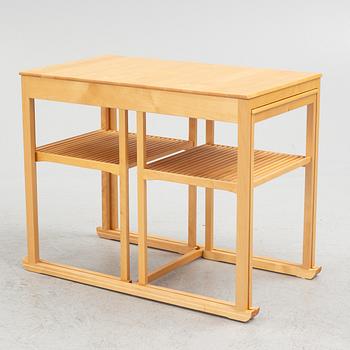 Carl Malmsten, a three-piece nesting table, 'Släden', City Möbler AB.