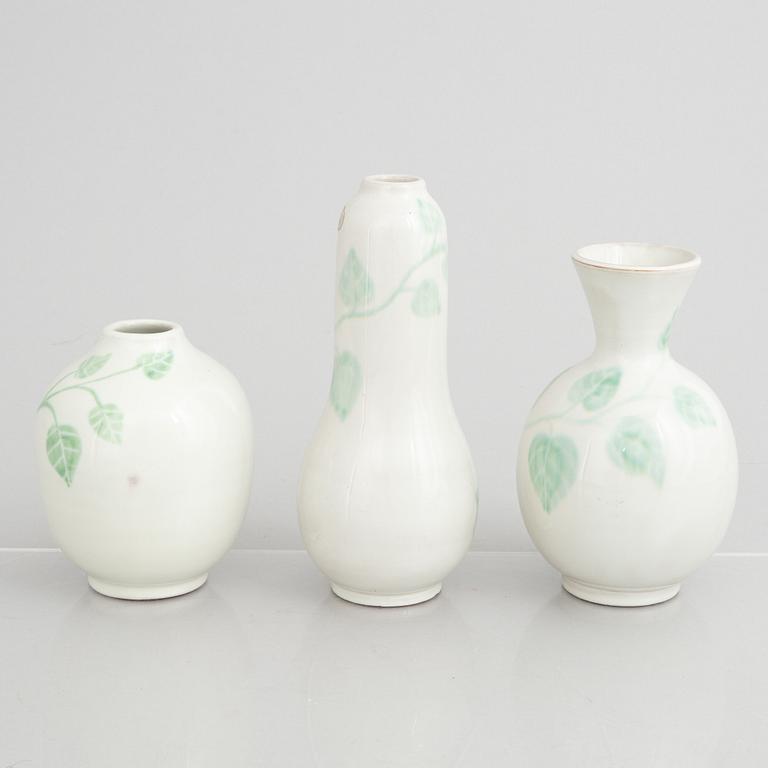 Anna-Lisa Thomson, vaser, 3 st, Upsala-Ekeby.