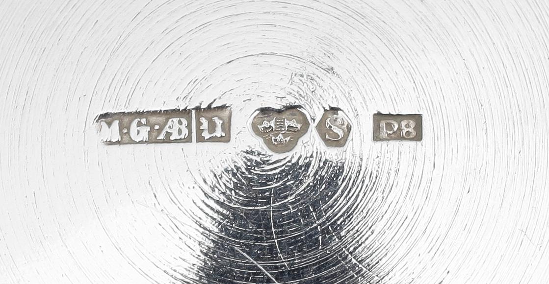 PARTI SILVER, 14 delar, 1800/1900-tal. Tot vikt ca 555 gram.