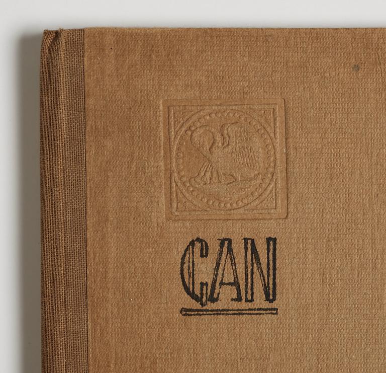 GÖSTA ADRIAN-NILSSON, sketchpad, 1920/30's, by the artist's own hand inscribed GAN with indian ink on the cover.