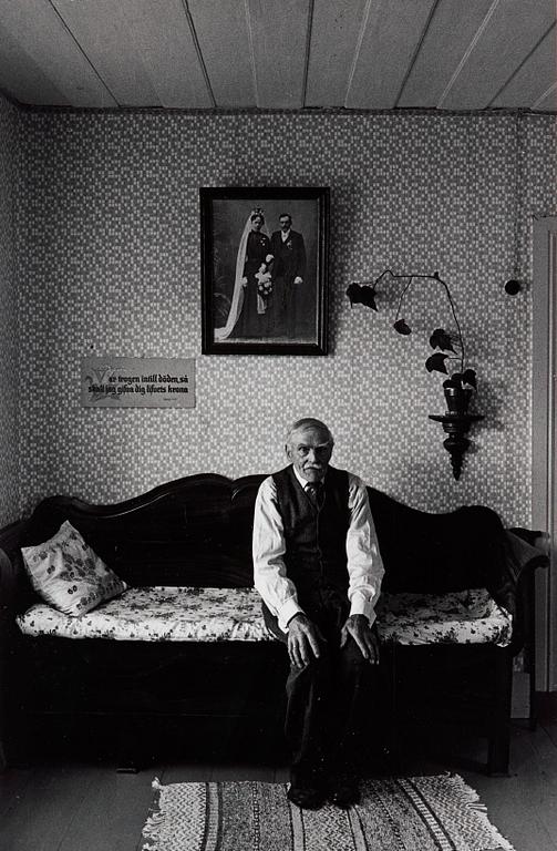 Sune Jonsson, "Förre hemmansägaren P.A Söderström, Ytterbyn, Lövånger kn, 1962".