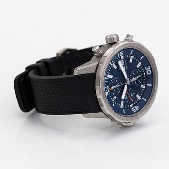 IWC, Aquatimer Chronograph, “Expedition Jacques-Yves Cousteau", wristwatch, 44 mm.