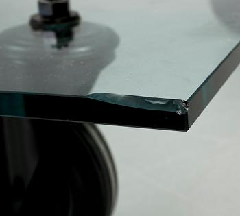 SOFFBORD, "Tavolo con ruote", Gae Aulenti, Fontana Arte, Italien.