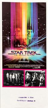 A 1979 Swedish film poster 'Star Trek'.
