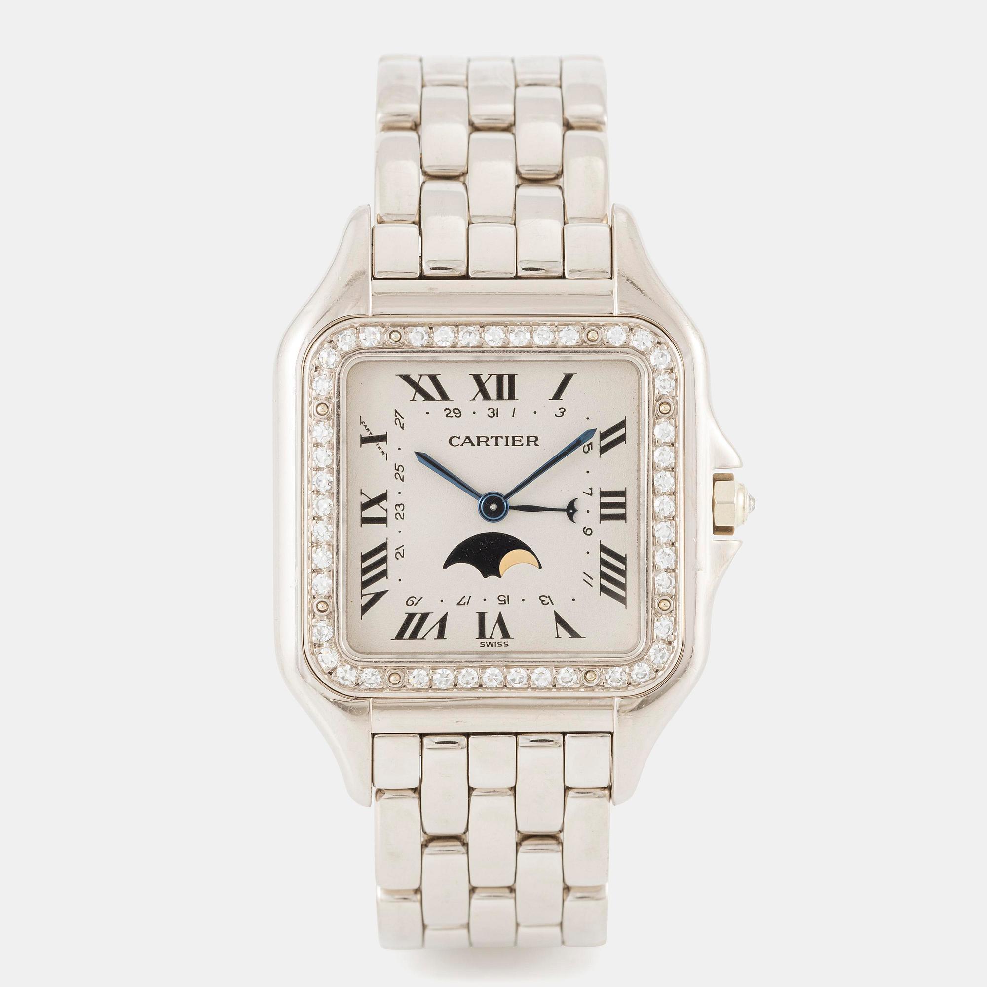 Cartier, Panthère, "Diamond Set", "Moon Phase", ca 1995.