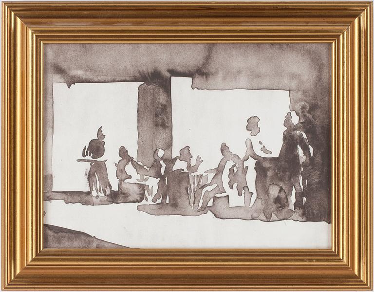 PETER DAHL, litografi. 1993.