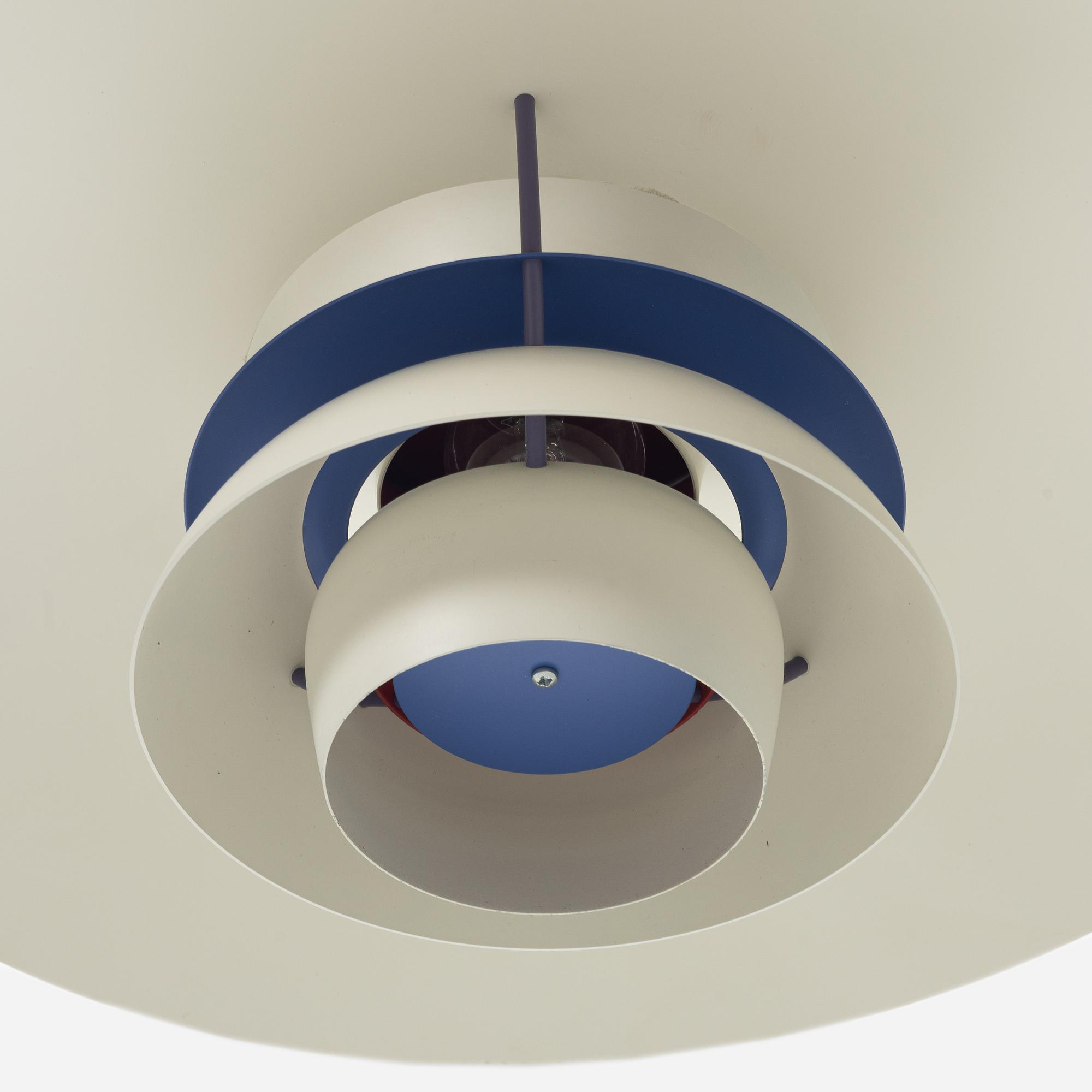 Poul Henningsen, a 'PH-5' ceiling light, Louis Poulsen, Denmark.