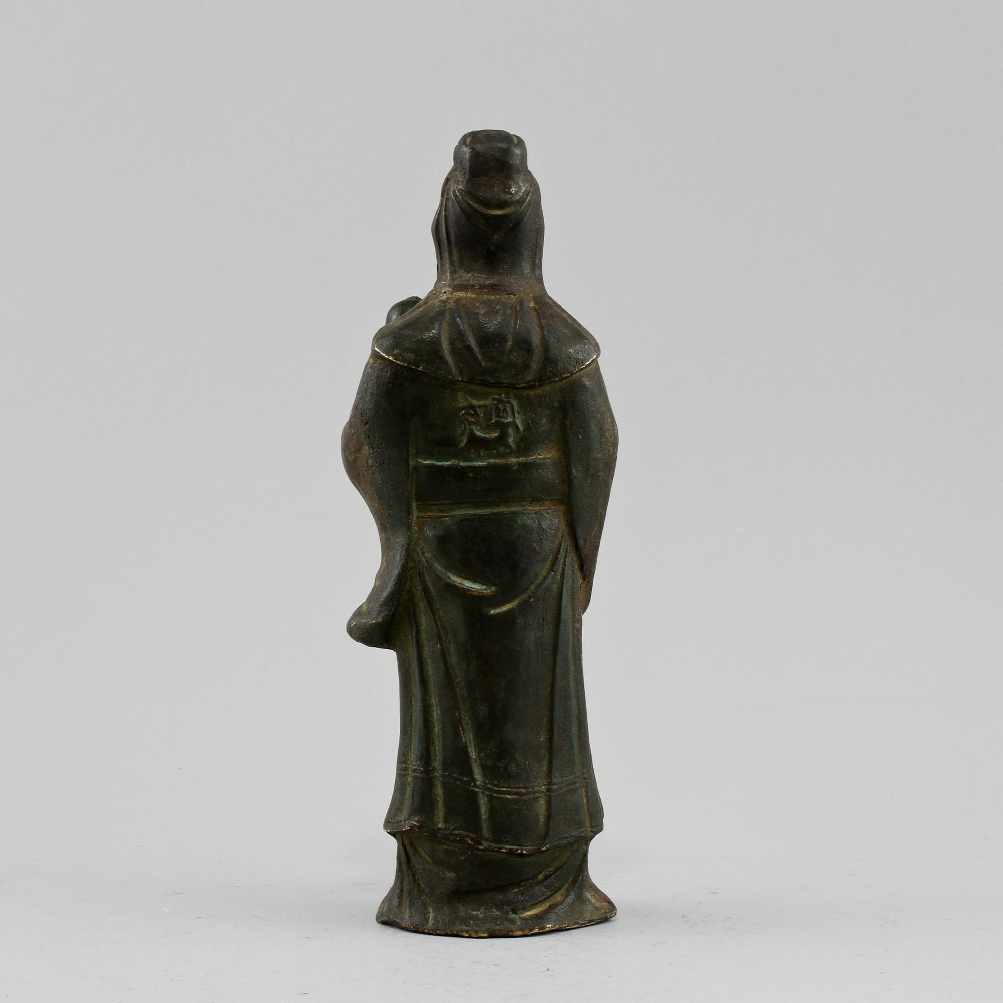 FIGURIN, brons, Kina, 1900-tal.