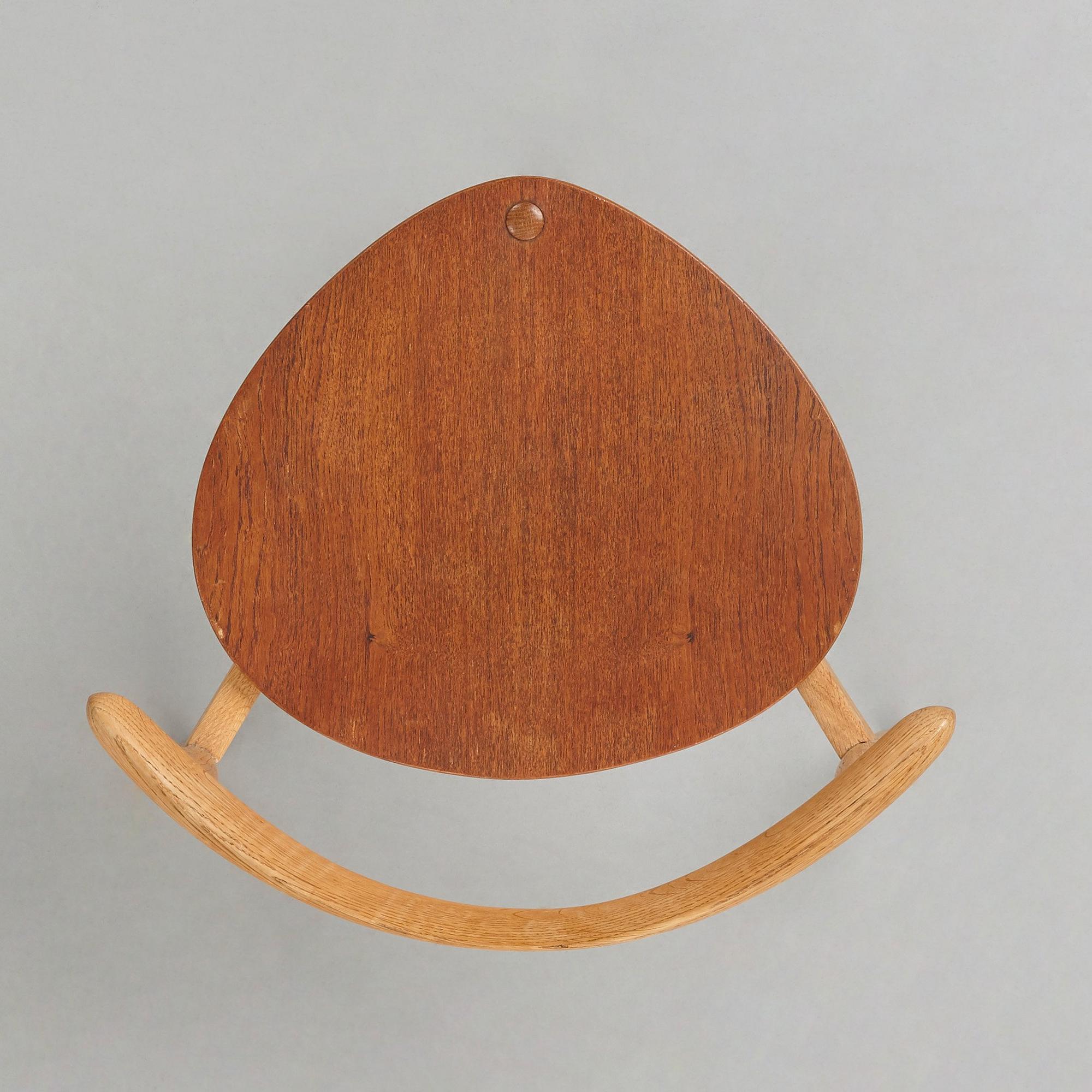 HANS J WEGNER, stol, "Hjertestolen", Fritz Hansen, Danmark 1950-tal.