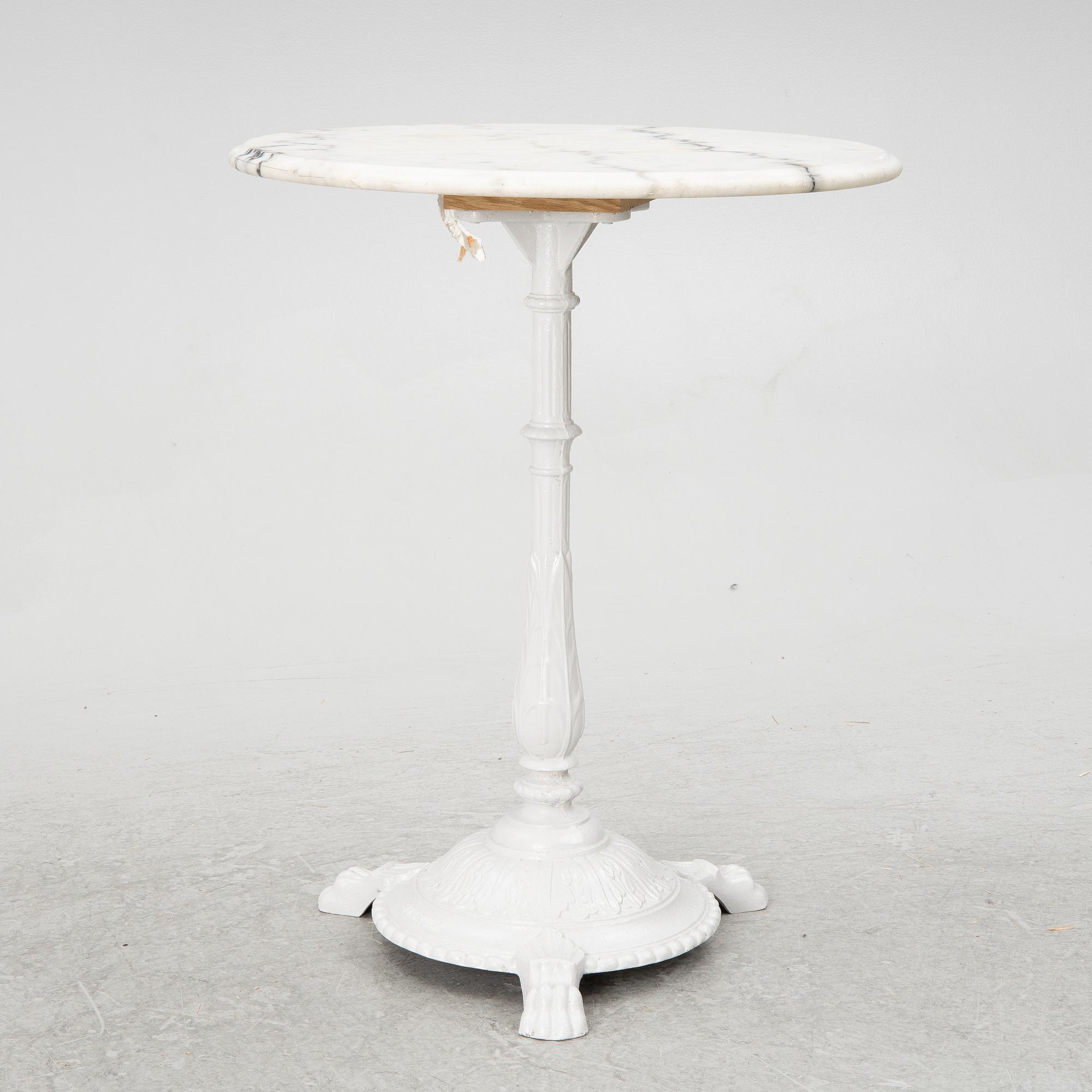 A cafe table/garden table, Byarum, late 20th Century.