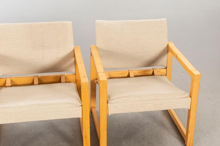 KARIN MOBRING, 3 EASY CHAIRS "DIANA" FOR IKEA.